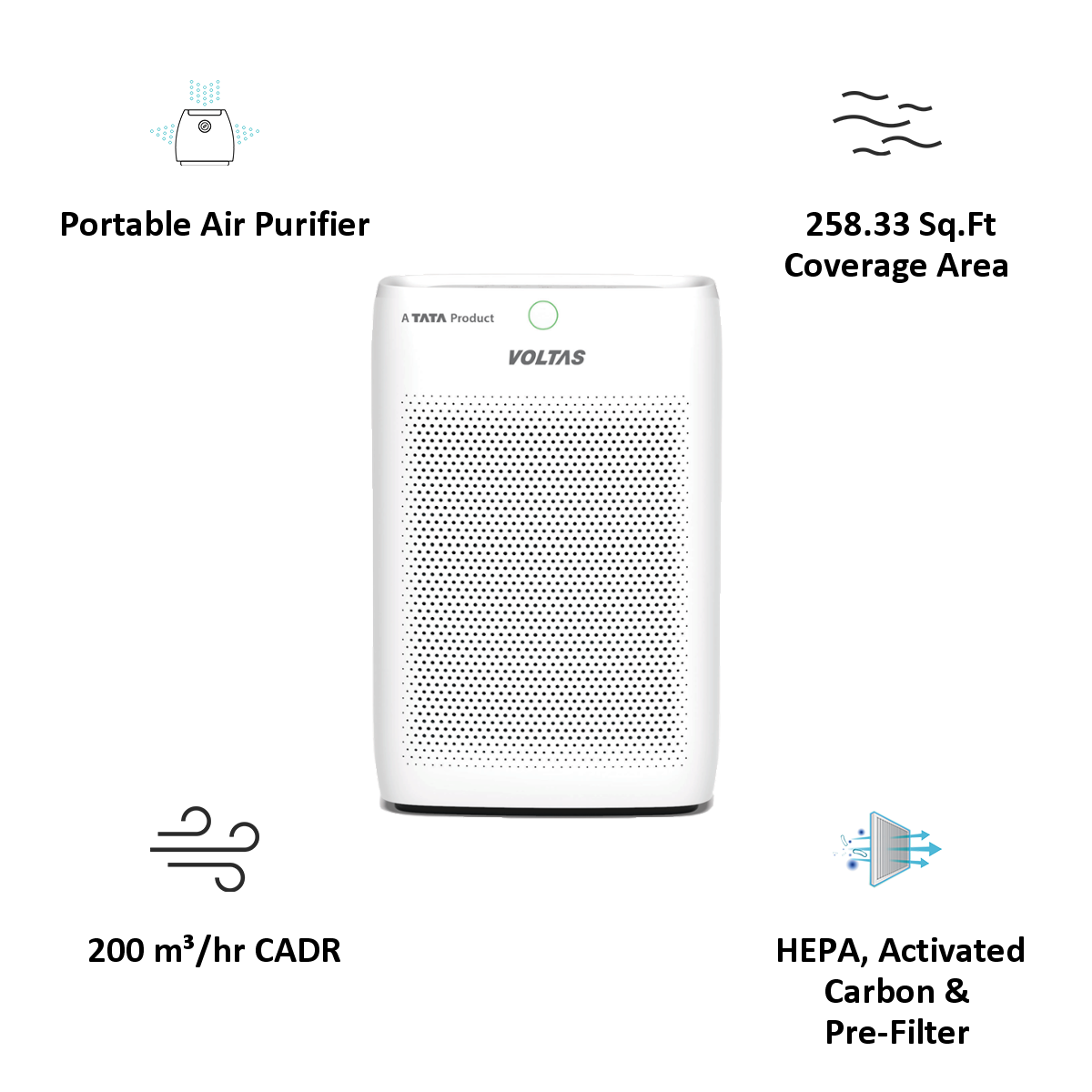 Voltas air purifier deals price